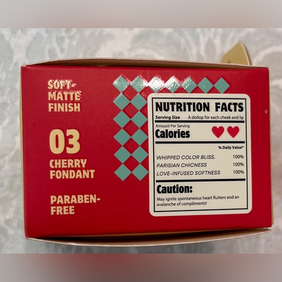 Oz Lab Lip & Cheek Mousse in Cherry Fondant NWT - Picture 7 of 7